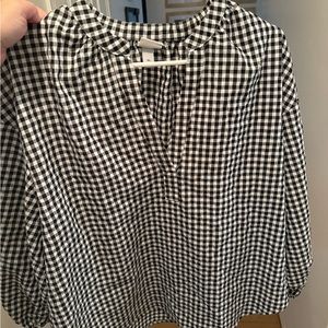 Checkerd blouse